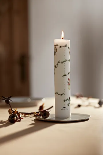 Hammershøi Christmas Advent candle Ø5 cm - 2025 - Kähler