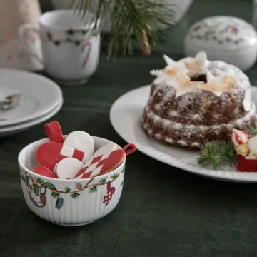 Hammershøi Christmas bowl Ø12 cm - White - Kähler