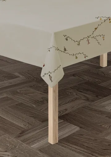 Hammershøi Christmas Tablecloth sand - 150x270 cm - Kähler