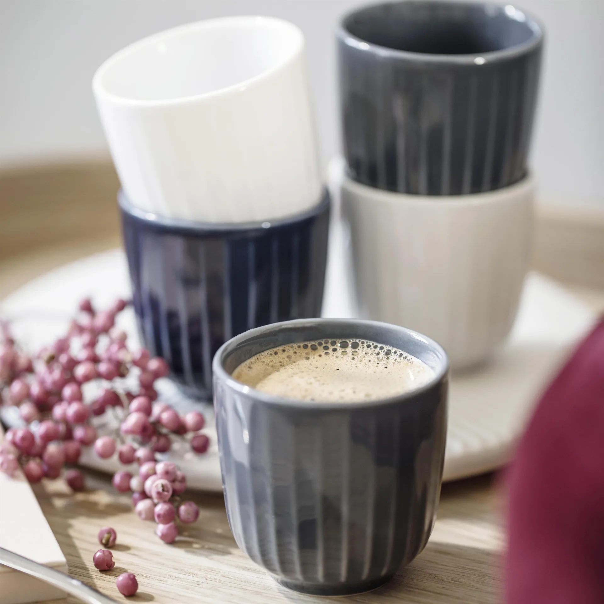Hammershøi espresso cup, white Kähler