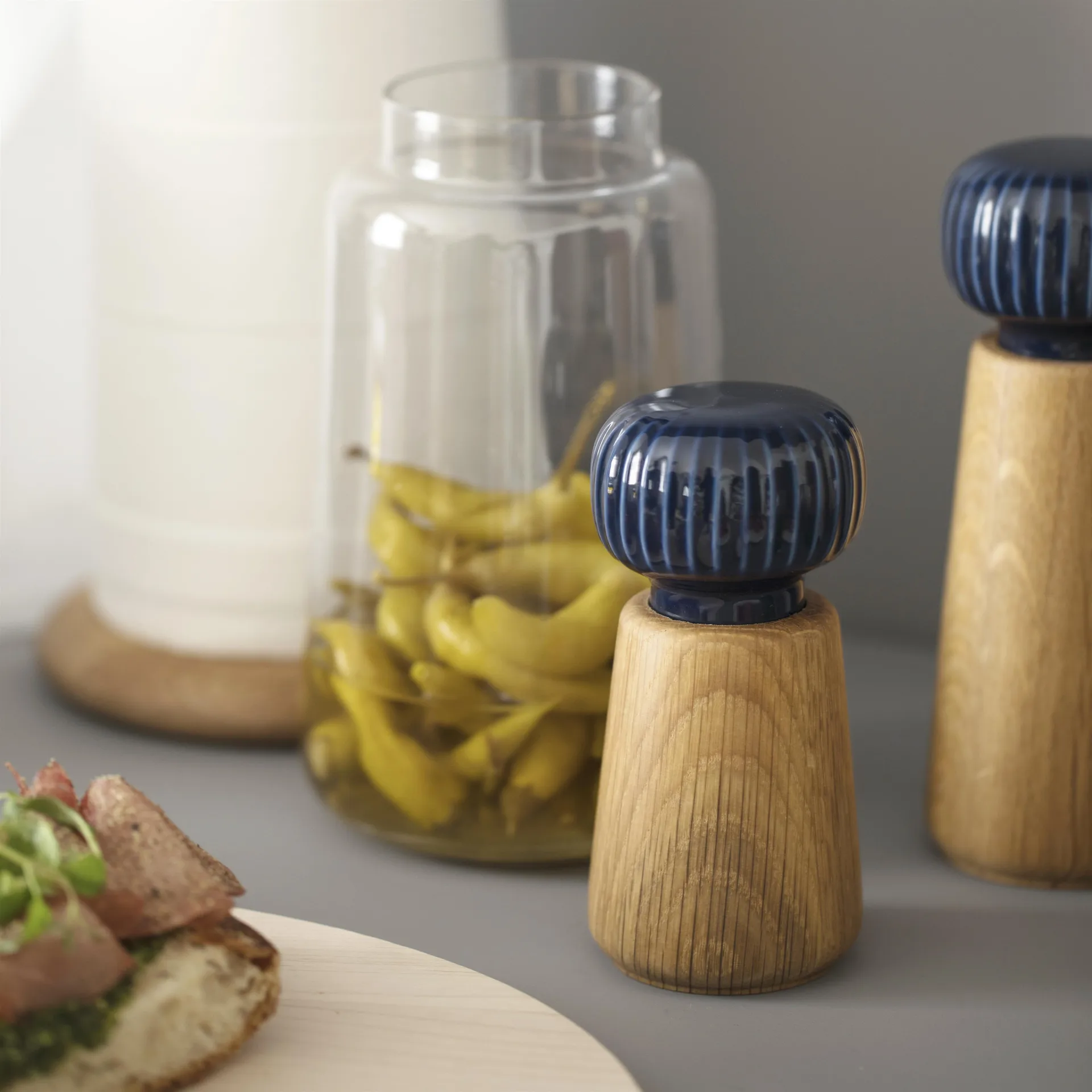 Hammershøi spice mill large, Indigo, 18 cm Kähler