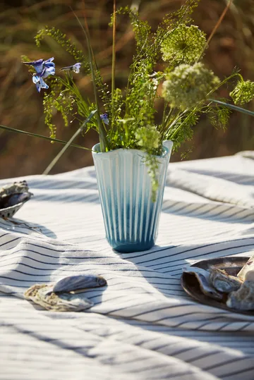 Hammershøi vase unfold - Blue, 20.5 cm - Kähler