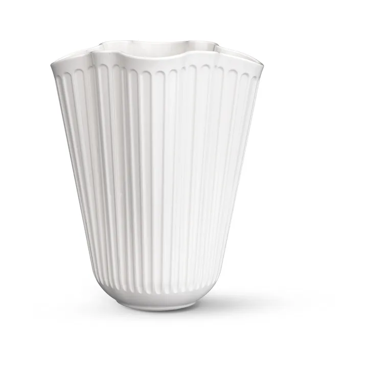 Hammershøi vase unfold - White, 20,5 cm - Kähler