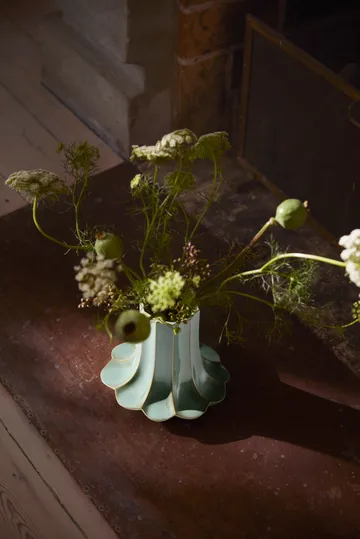 Kantarel vase - Green, 20,5 cm - Kähler