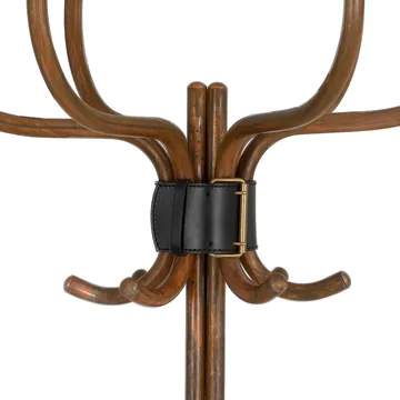 Babe coat rack - White-black leather belt - Källemo