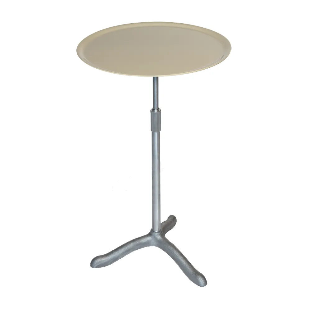 Cassis coffee table Ø37 cm, Aluminium-oyster Källemo