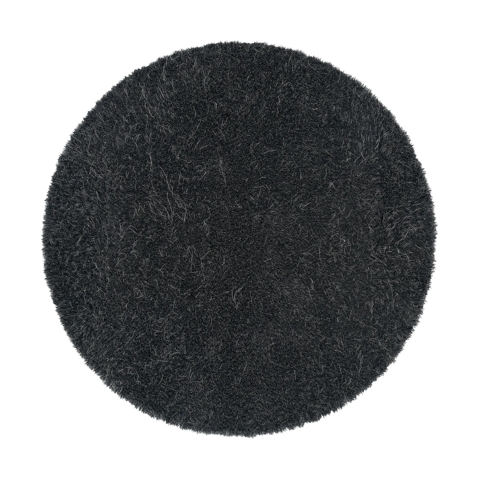 Moss rug round Ø240 cm, Blue iron Kasthall
