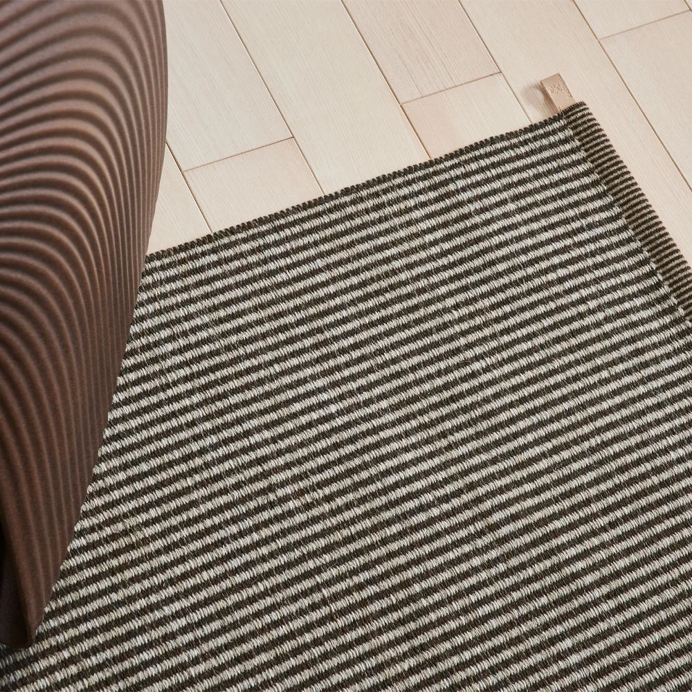 Stripe Icon hallway runner, Linen beige 882 90x250 cm Kasthall