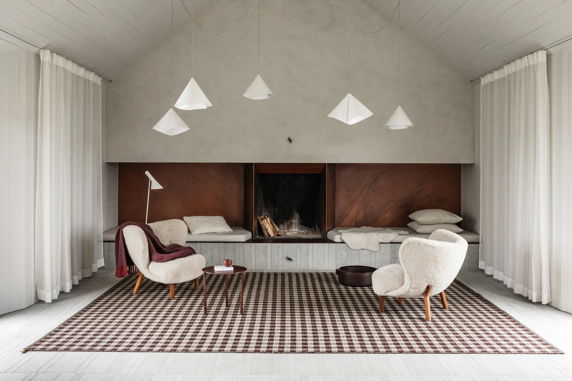 Vichy carpet 240x350 cm, Cassis 681 Kasthall