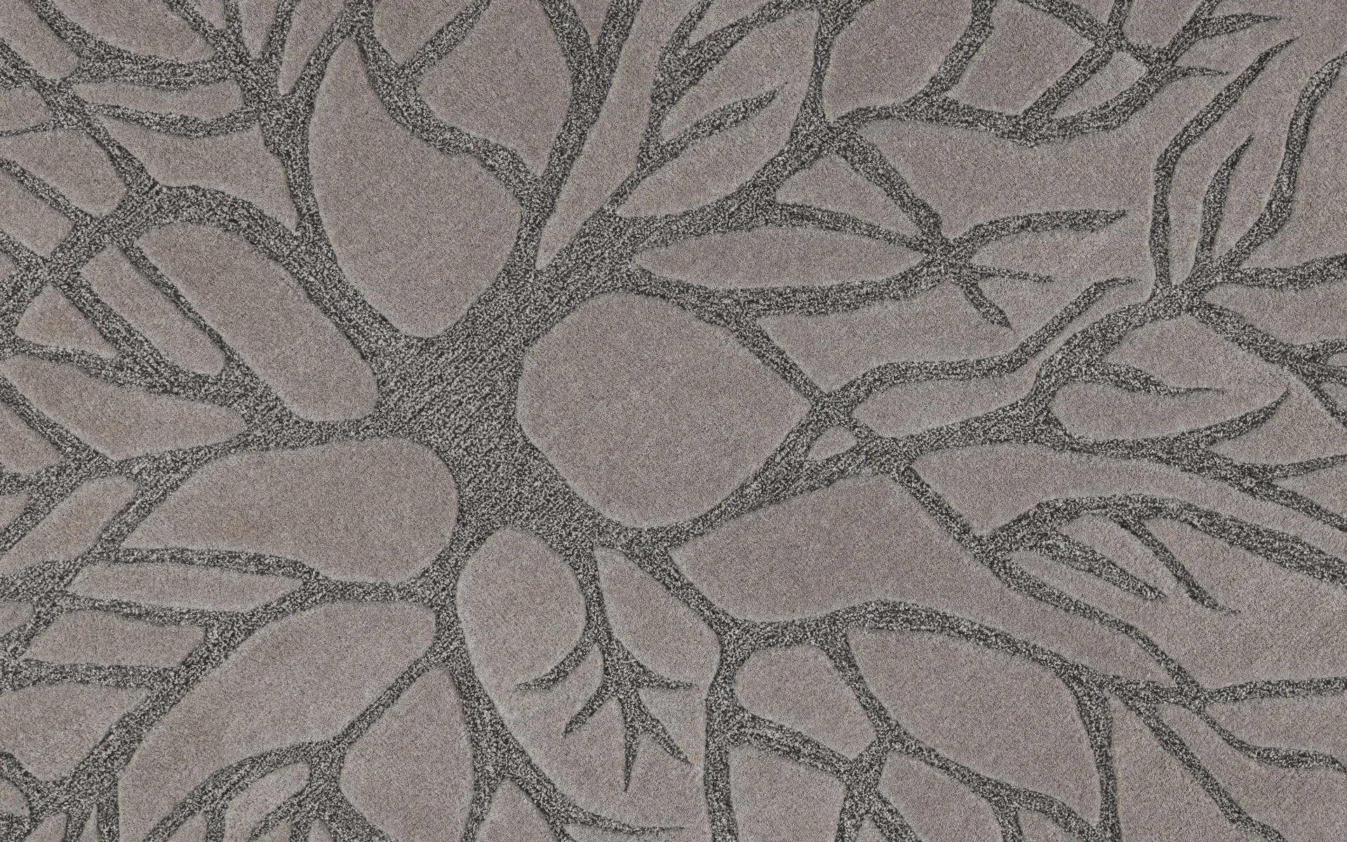 Birds nest hand woven rug Ø 220 cm, MD brown Kateha