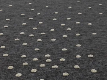 Bula runner rug - Nearly Black, 80x250 cm - Kateha