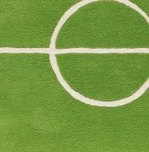 Football rug - Green, 120x180 cm - Kateha