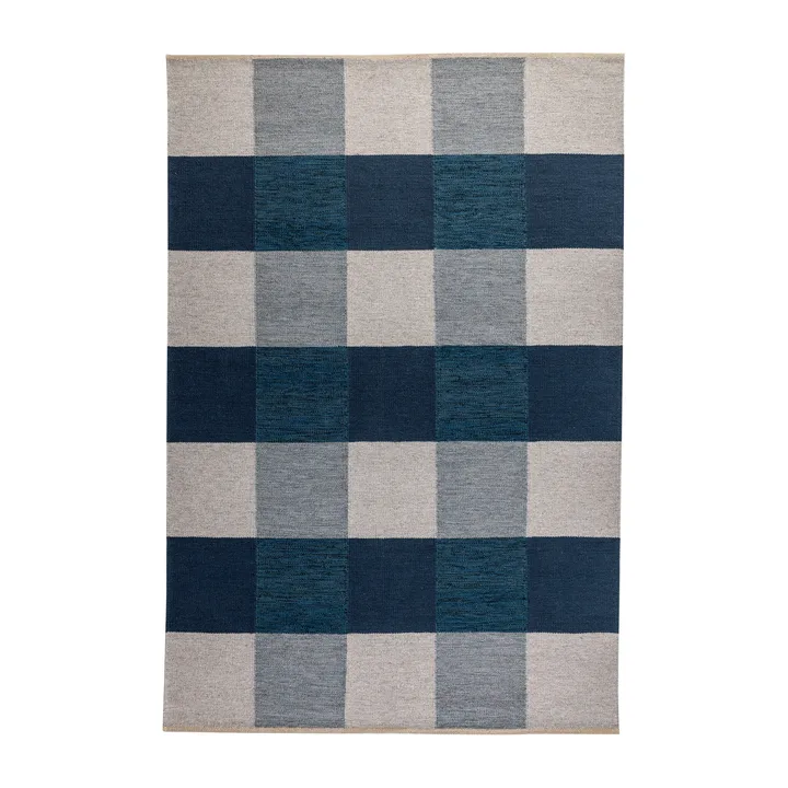 Night and Day handwoven rug 170x240 cm - Blue 200x300 cm - Kateha