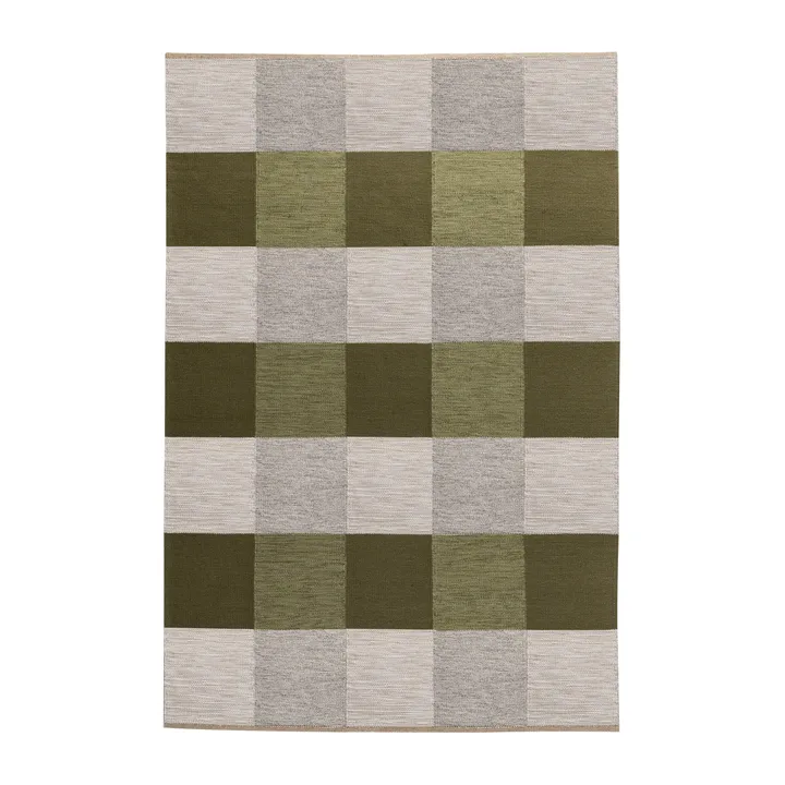 Night and Day handwoven rug 170x240 cm - Green 170x240 cm - Kateha