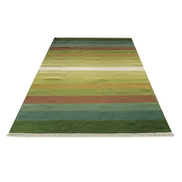 Tofta Wave rug 80x250 cm - Green - Kateha