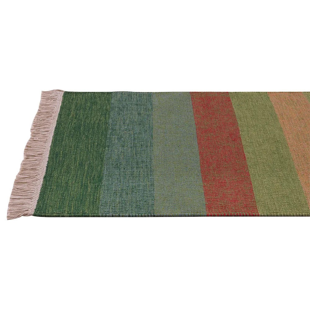 Tofta wave rug, Green, 200x300 cm Kateha