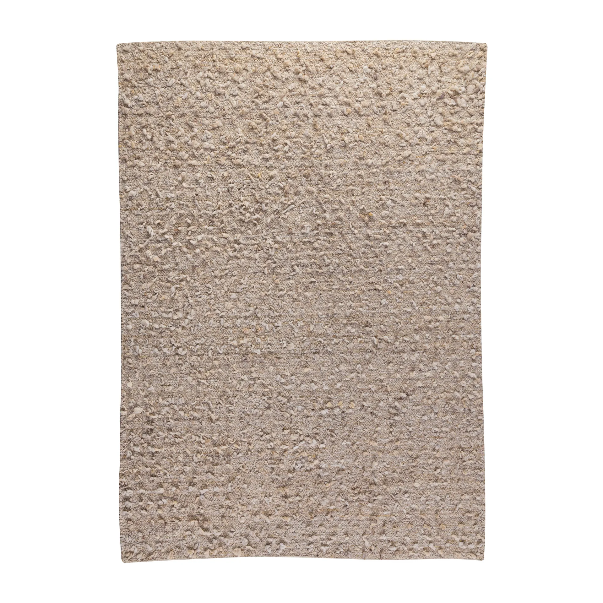 Woolly rug, White 200x300 cm Kateha