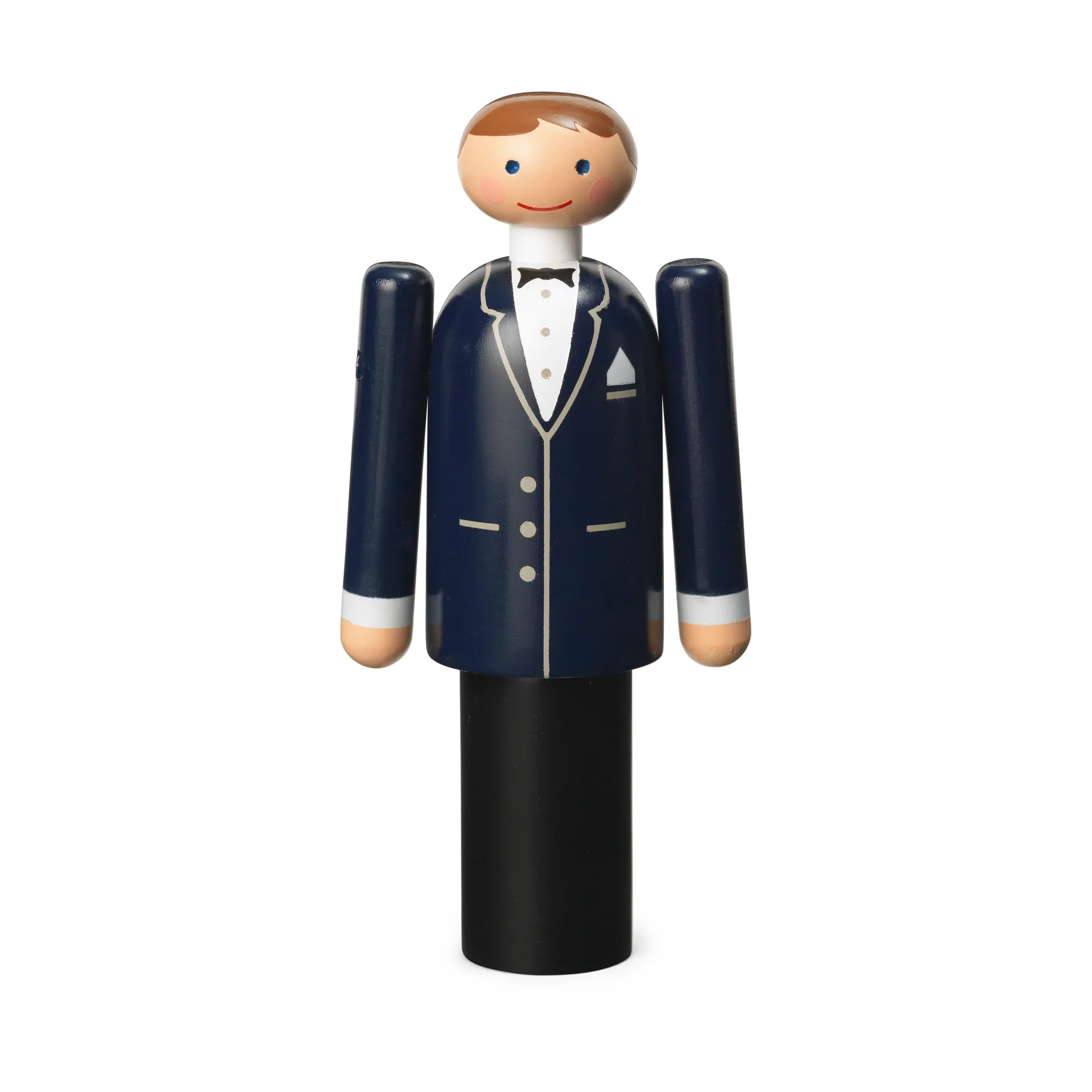 Kay Bojesen groom, Blue-black-white, 12 cm Kay Bojesen Denmark