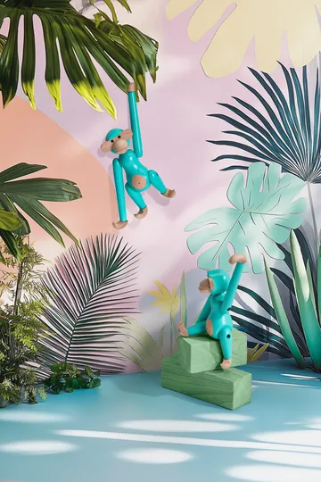 Kay Bojesen monkey mini - Turquoise - Kay Bojesen Denmark