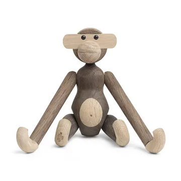 Kay Bojesen monkey small - Oak-smoked oak, 20 cm - Kay Bojesen Denmark