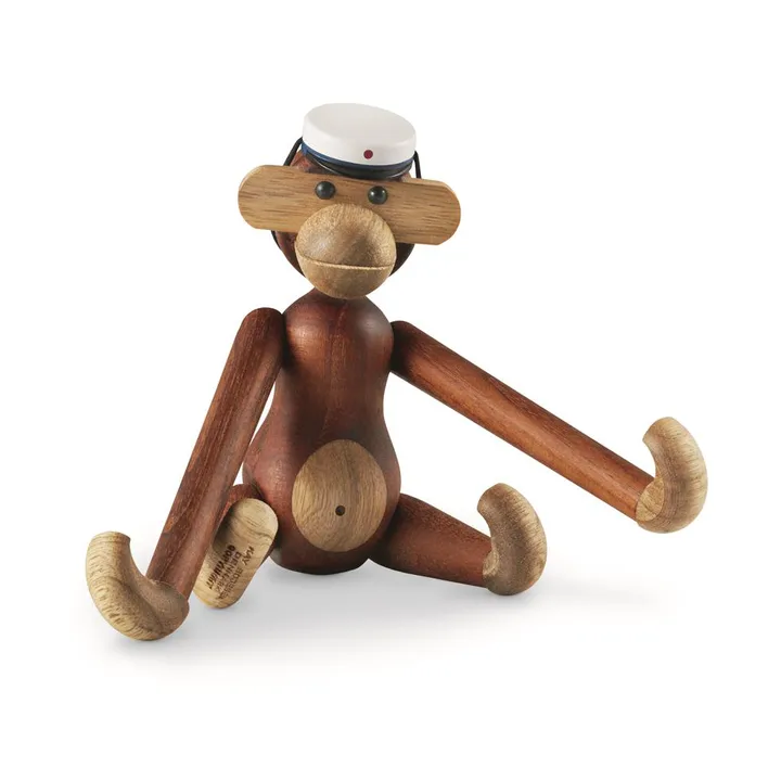 Kay Bojesen monkey with blue student cap - Kay Bojesen Denmark