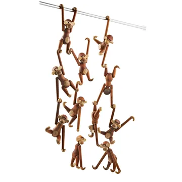 Kay Bojesen wooden monkey small - Teak-limba wood 20 cm - Kay Bojesen Denmark