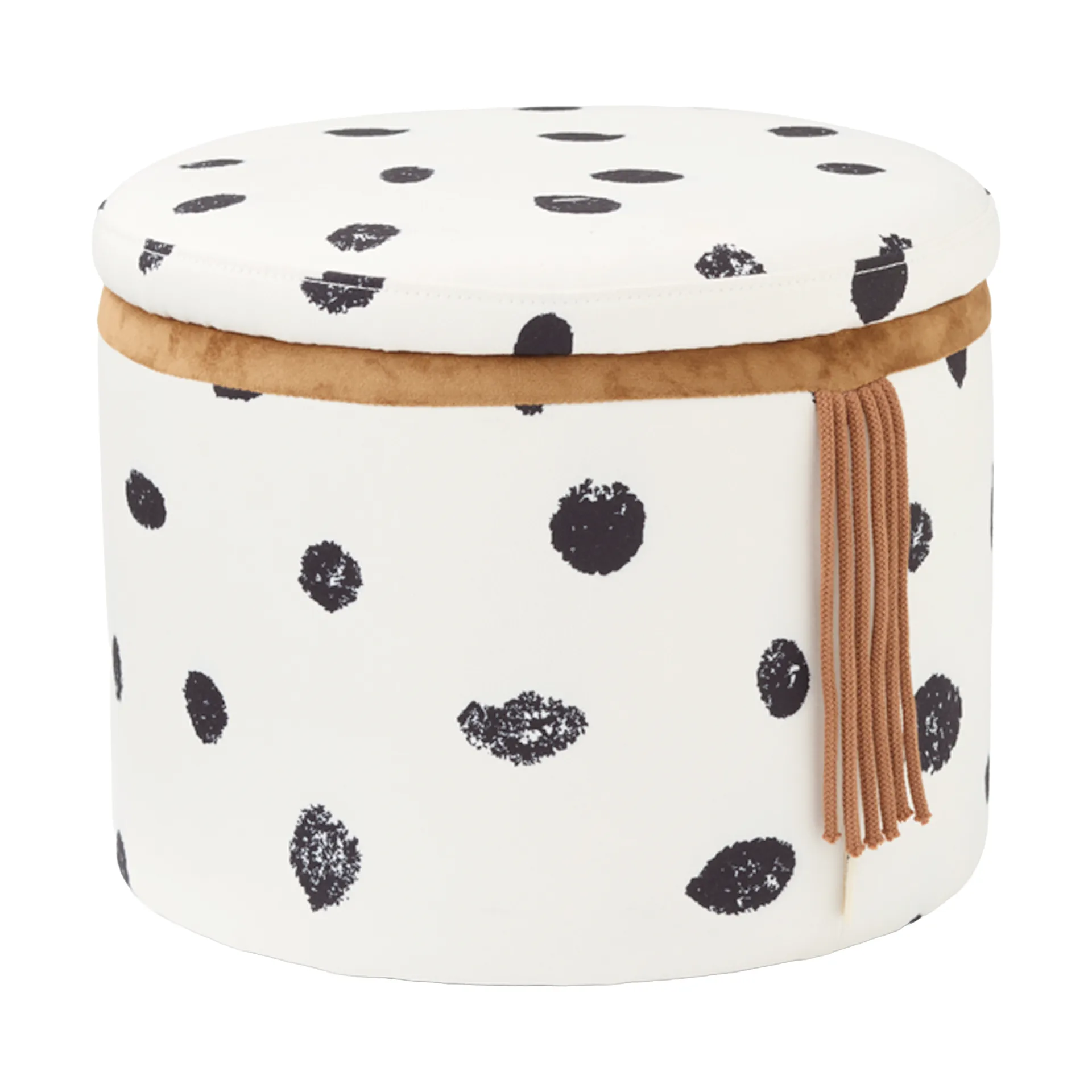Pippi pouf with storage Ø40x30.5 cm, Multi Kid's Concept
