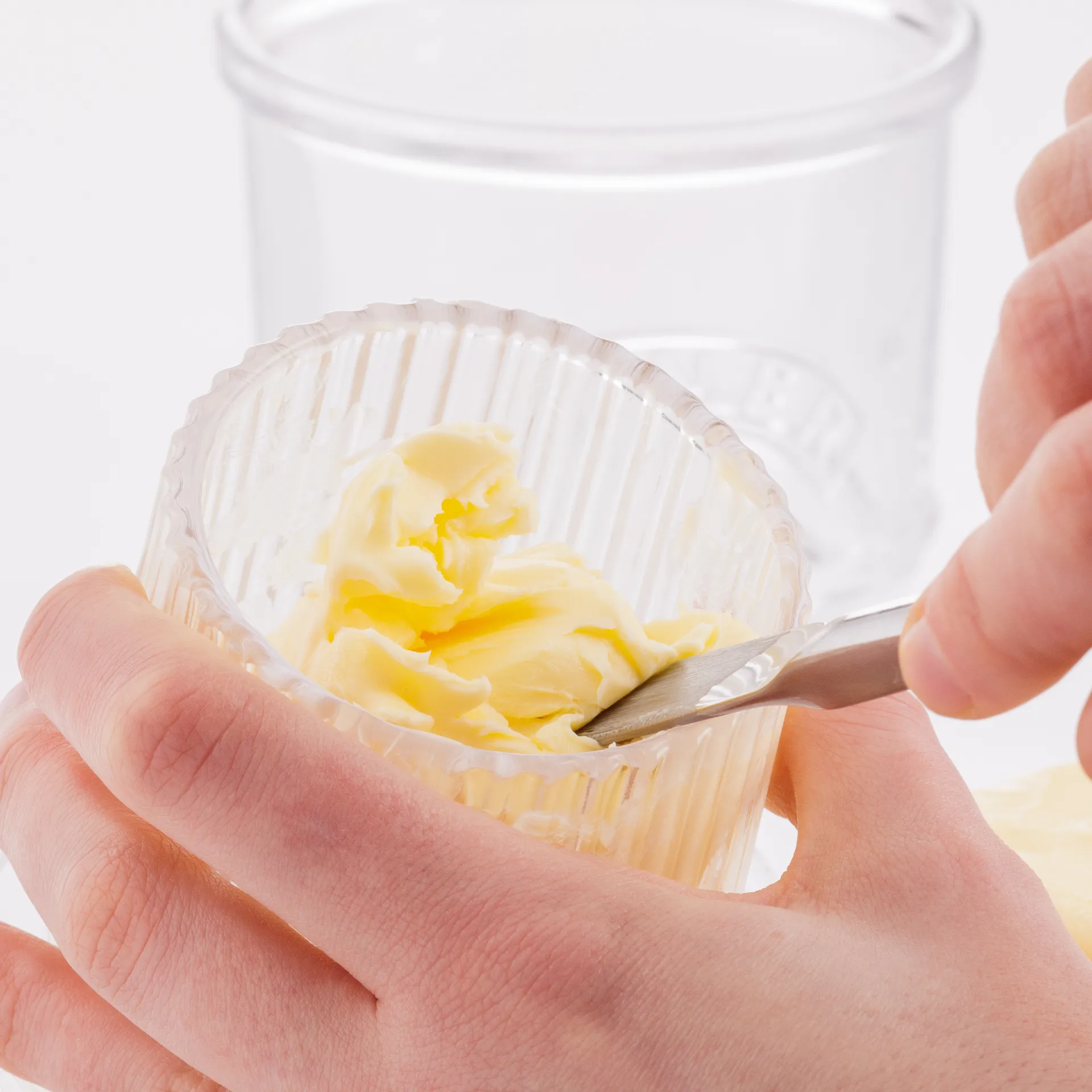 Kilner butter dish, Clear Kilner