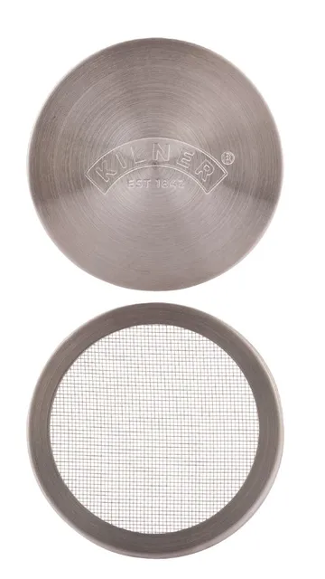Kilner sieve jar set - Clear-stainless steel, 0.5 L - Kilner