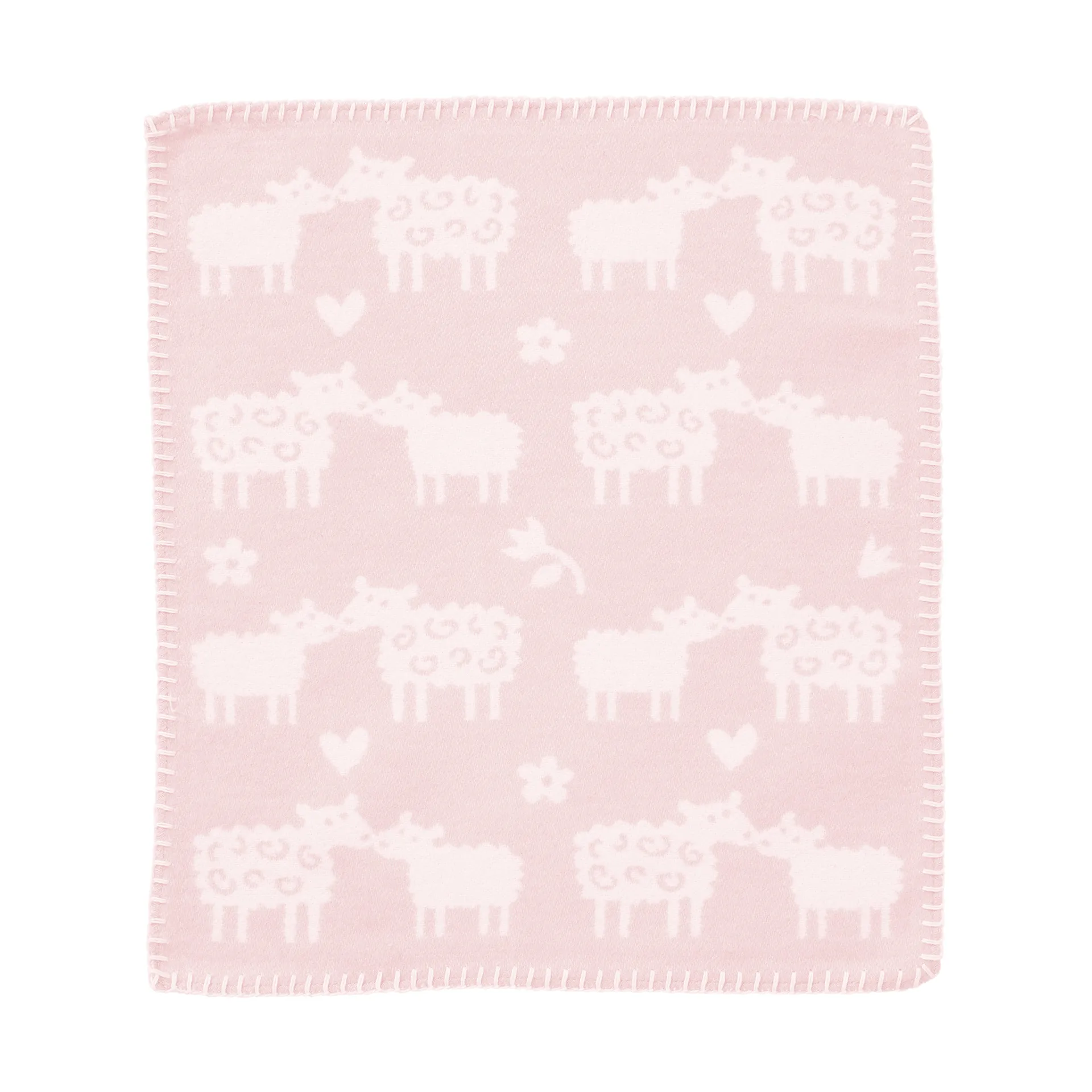 Bää security blanket, Soft pink, 34x40 cm Klippan Yllefabrik