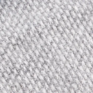 Domino wool blanket - Light grey, 130x180 cm - Klippan Yllefabrik