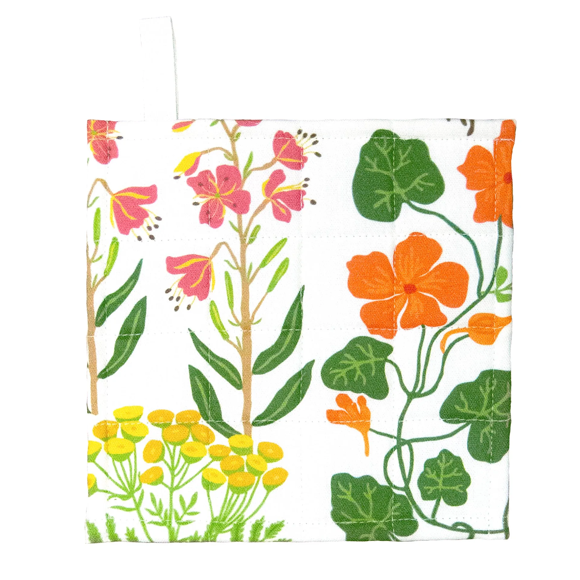 Leksand potholder, white Klippan Yllefabrik