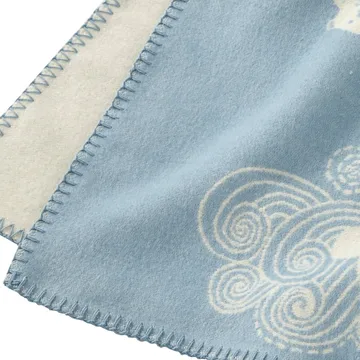 Little bear childrens blanket - blue - Klippan Yllefabrik