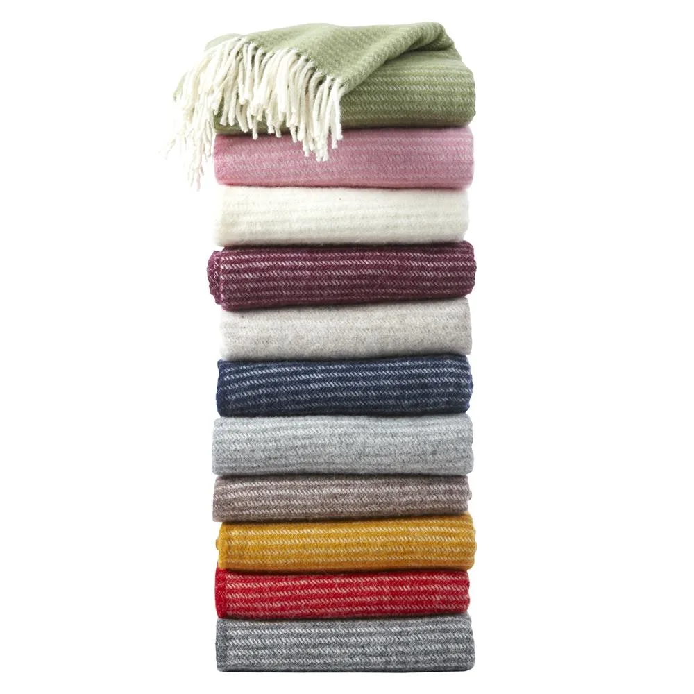 Ralph wool throw, mustard yellow Klippan Yllefabrik