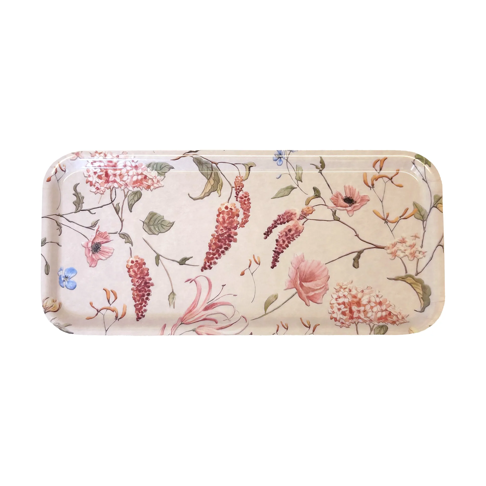 Romantica serving tray, Pastel, 15x32 cm Klippan Yllefabrik