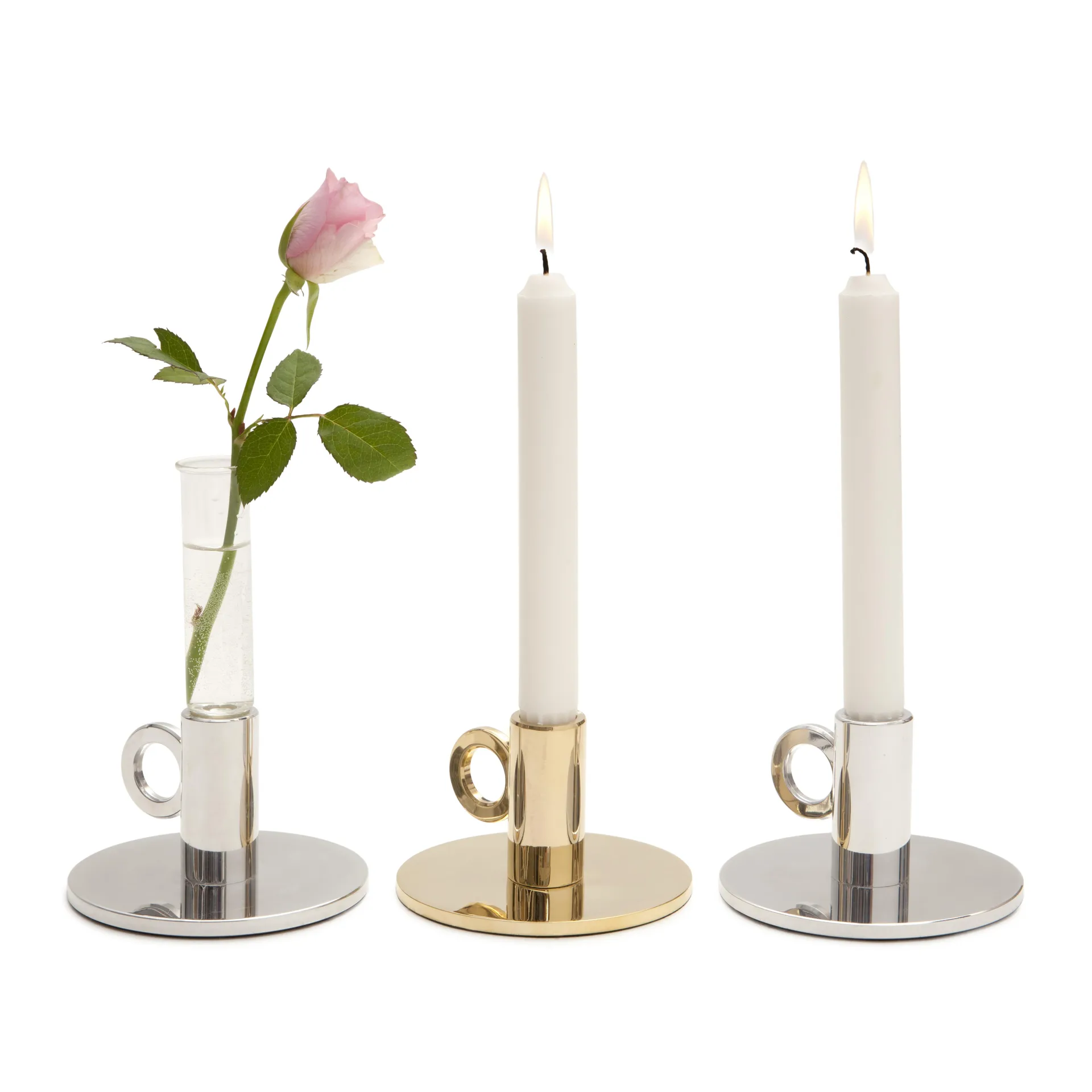 Vesper candle holder, aluminum KLONG