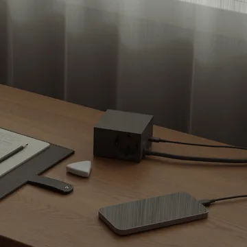 Cuboid+ power strip USB-C 30W 2 m - Black - Kord