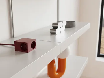 Cuboid+ power strip USB-C 30W 2 m - Fired Brick - Kord