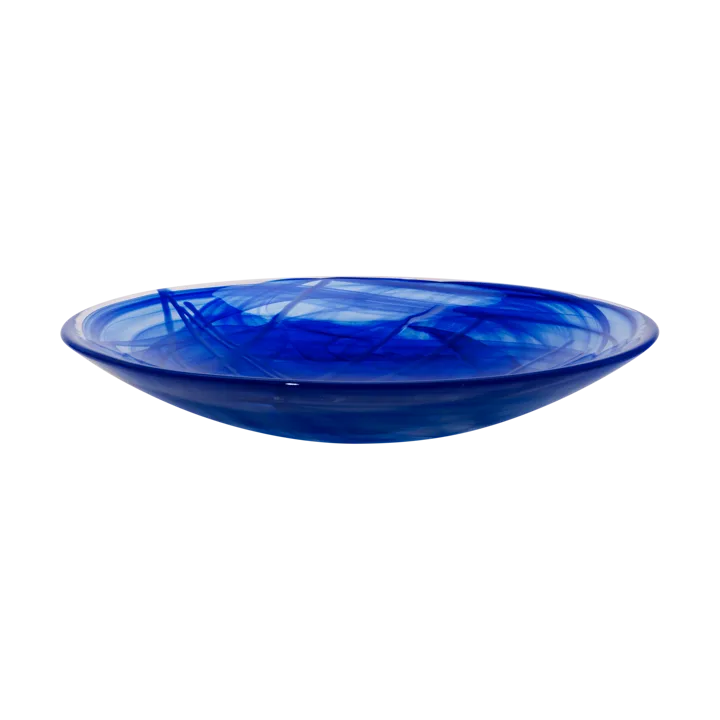 Contrast saucer 380 mm - Blue-blue - Kosta Boda