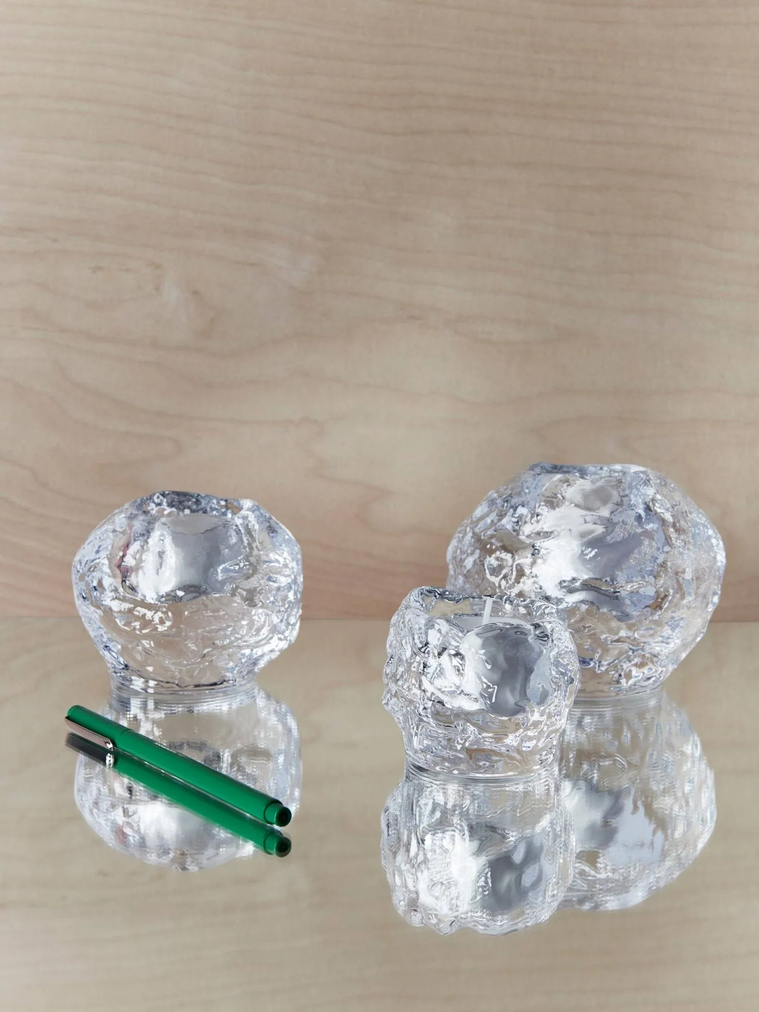 Snowball tealight holder 3-pack, 3-pack Kosta Boda