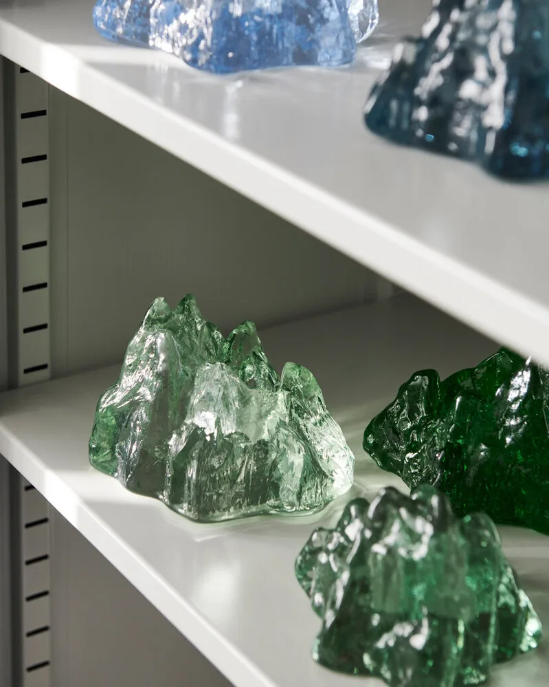 The Rock votive 91 mm, Circular glass Kosta Boda