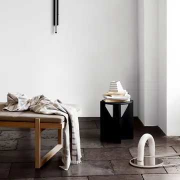 Stool round stool - Oak, Ø36x42 cm - Kristina Dam Studio