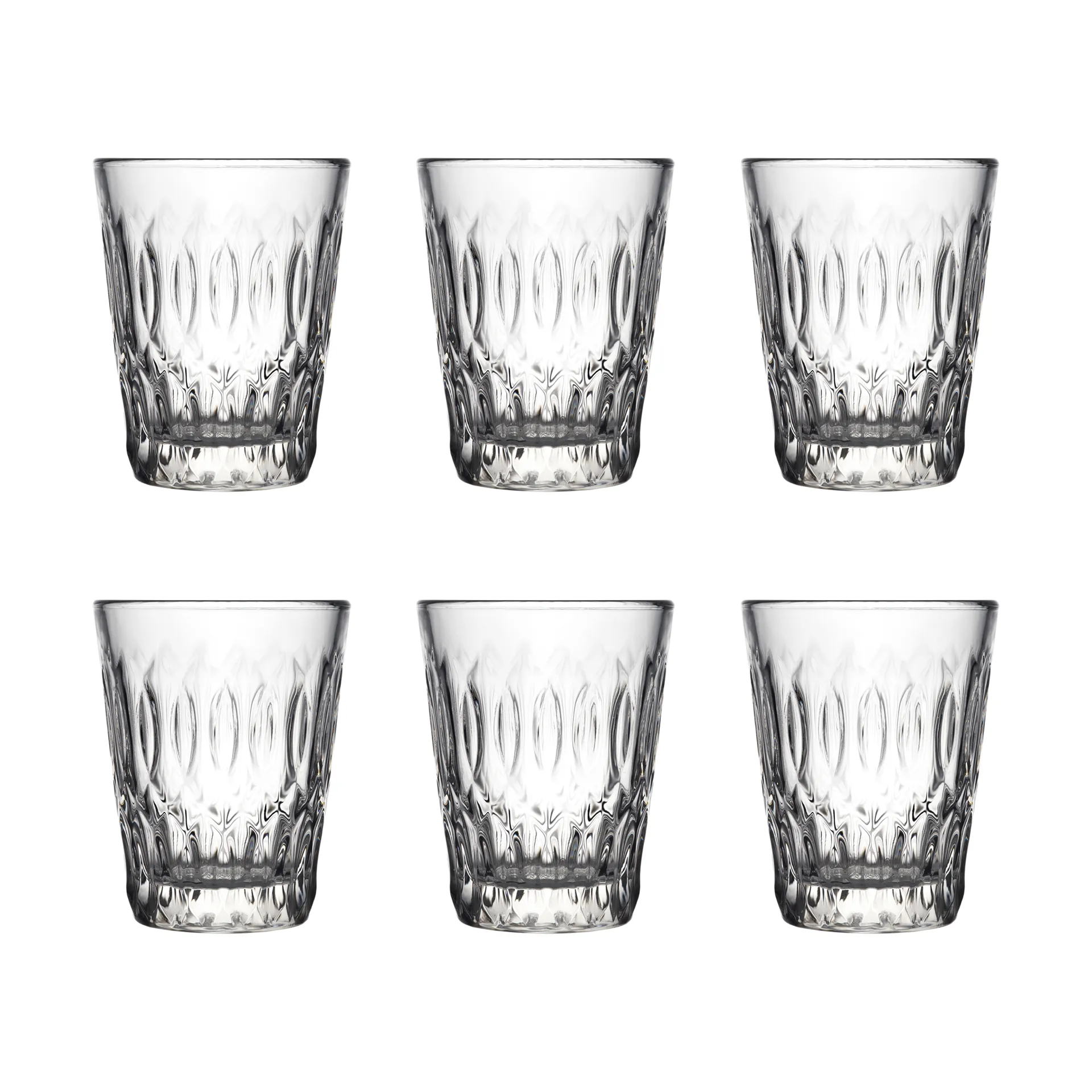 Verone drinking glass 25 cl 6-pack, Clear La Rochère