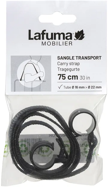 Lafuma shoulder strap Ø16-22 mm - Black - Lafuma