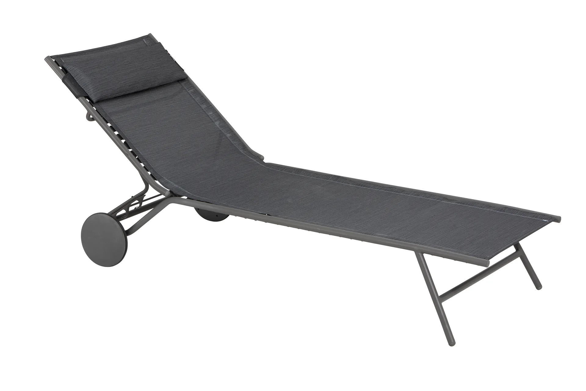 Miami II Exterya Plus sun lounger, Obsidian (grey) Lafuma