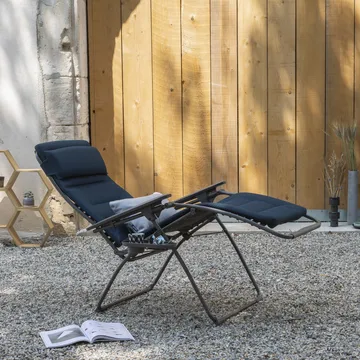 Relax 803 BeComfort sun lounger - Bleu Encre (blue) - Lafuma