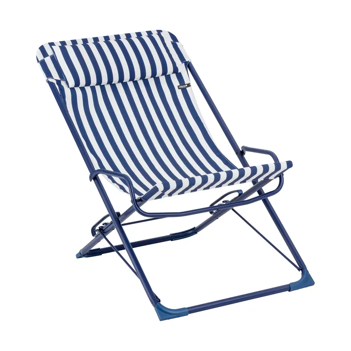 Transaswing Colorblock sun lounger - Rayure Indigo (blue) - Lafuma