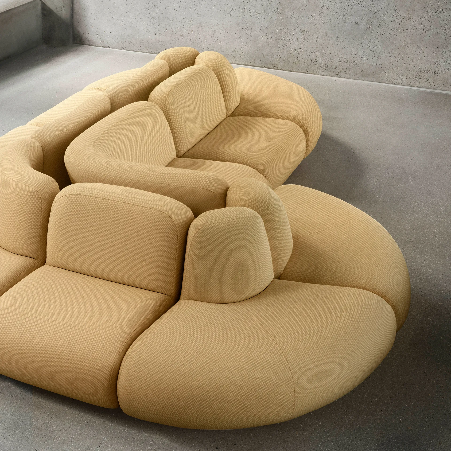 BAU 3 seater sofa, Megan sand Lammhults