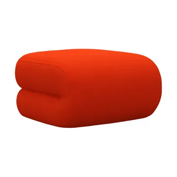Bau footstool - Vidar 0542 red, straight - Lammhults