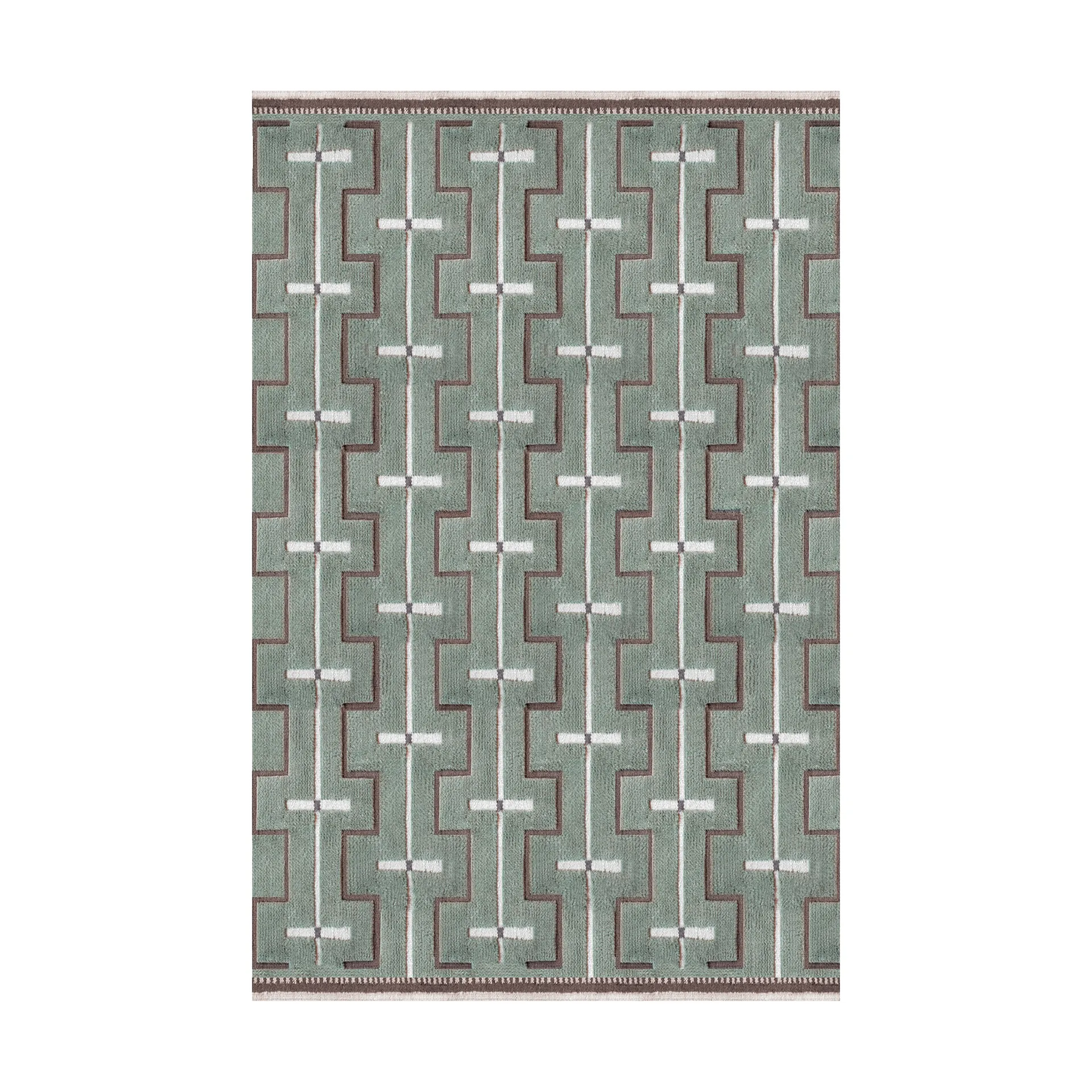 Johanna wool carpet, Sage. 300x400 cm Layered